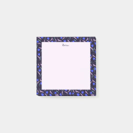 Vårblommig Mönster Post-it Block