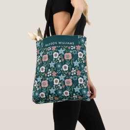 Vårblommig Narcissblommande Totebag Tygkasse