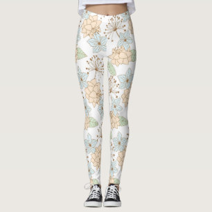 vårblommiga leggings