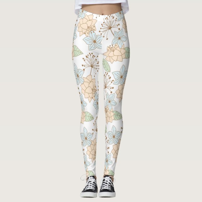 vårblommiga leggings (Framsida)