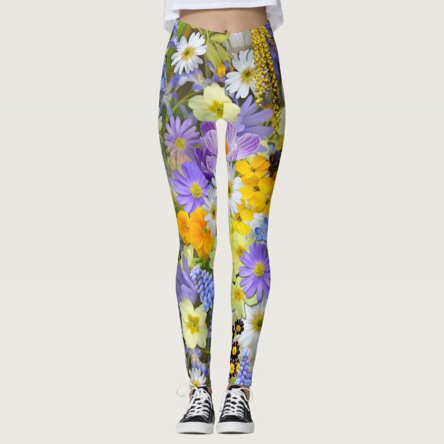 vårblommiga leggings (Framsida)