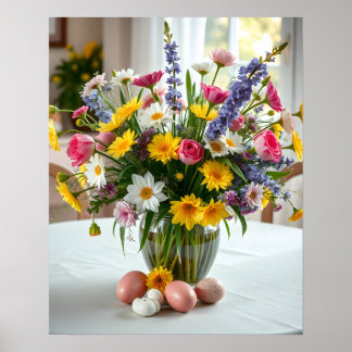 Vårblommor Affisch