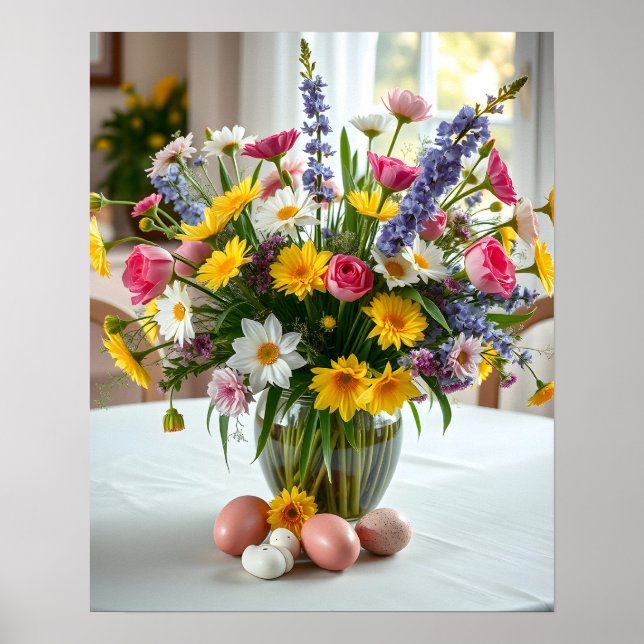 Vårblommor Affisch (Framsidan)