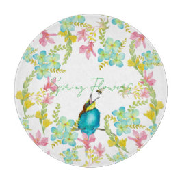 Vårblommor akvarell 