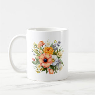 Vårblommor Bouquet Clipart-92390 Kaffemugg