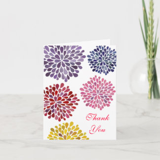 Vårblommor Bröllop Tacksamhetskort Tack Kort