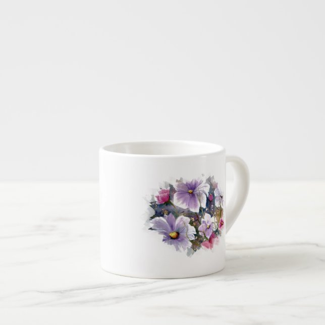 VÅRBLOMMOR ESPRESSOMUGG (Framsida höger)