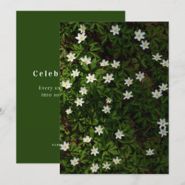 Vårblommor för Earth Day-kort