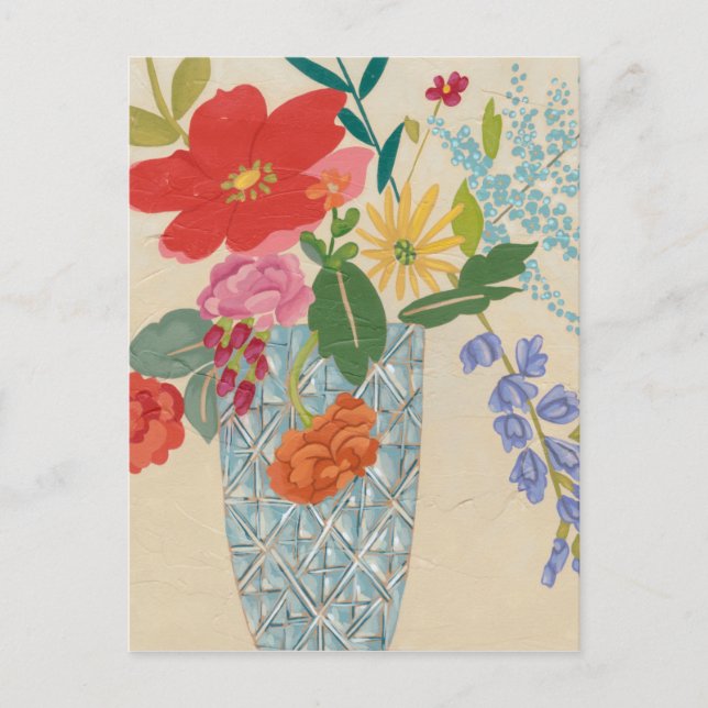 Vårblommor II Vykort (Framsida)