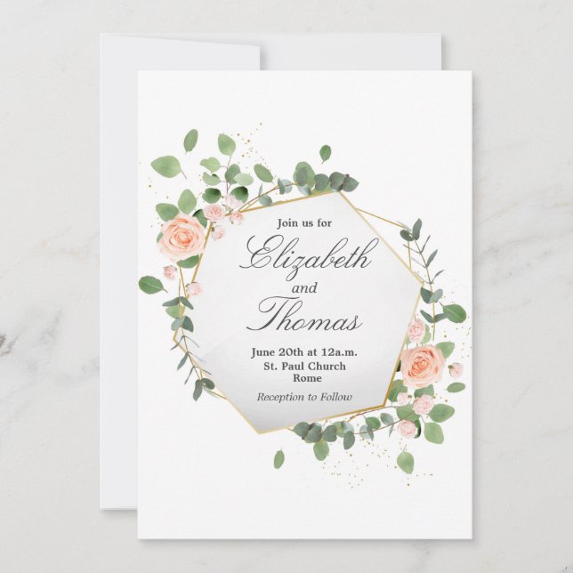 Vårblommor Inbjudan (Framsida)