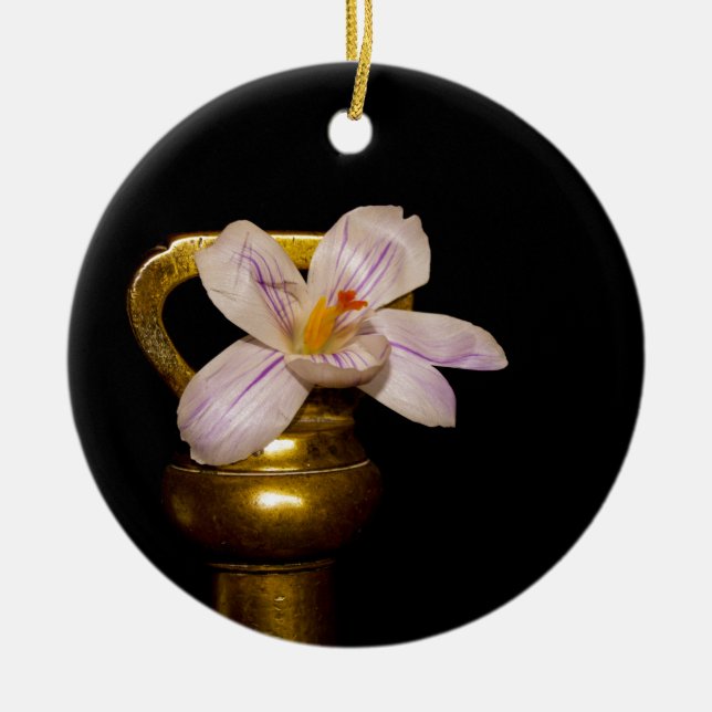 Vårblommor Julgransprydnad Keramik (Framsidan)