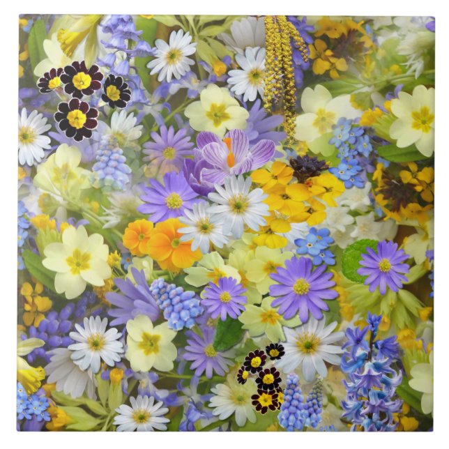 vårblommor kakel (Framsidan)