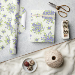 Vårblommor Lila Lila Blommor Presentpapper