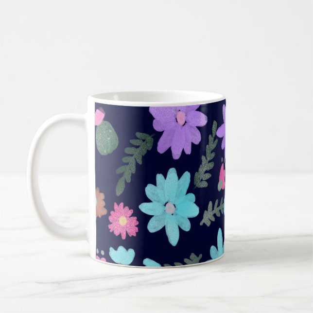 Vårblommor Mamma  Kaffemugg (Vänster)