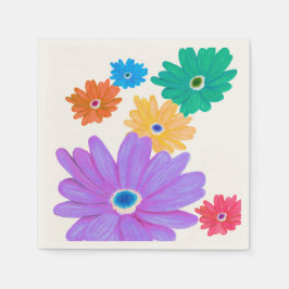 Vårblommor pappersservett