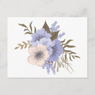 vårblommor postkort vykort