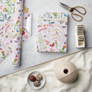 Vårblommor Presentpapper