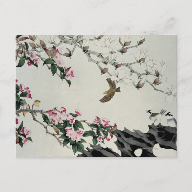 Vårblommor Vykort (Framsida)