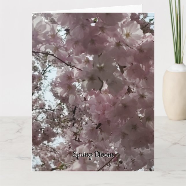 Vårblomning Kort (Framsida)