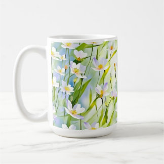Vårblomning Mjuk Blommig  Kaffemugg