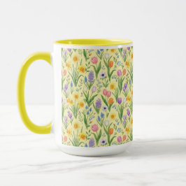 Vårblomning Utbrottsmönster Mugg