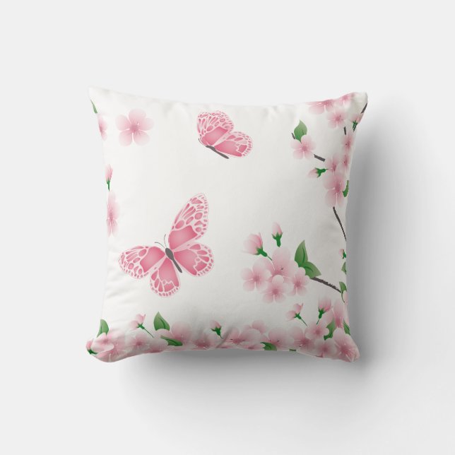 Vårblomspolster Kudde (Framsida)