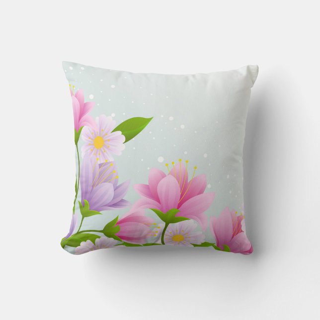 Vårblomster Serenad Kudde (“Soft petals, sweet dreams.”)