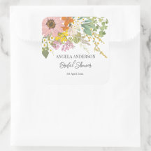 Vårblomster Trädgård Bröllopsdusch Pappers Coaster