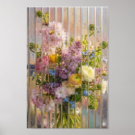 Vårblomsterbukett Affisch
