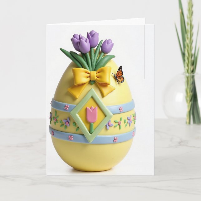 Vårblomsterfirande kort (Framsida)