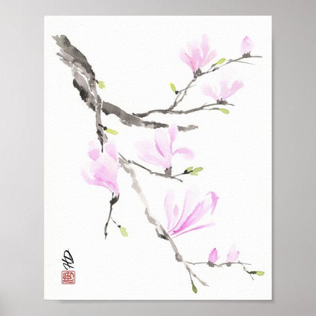 Vårbrisen Magnolia Poster (Framsidan)