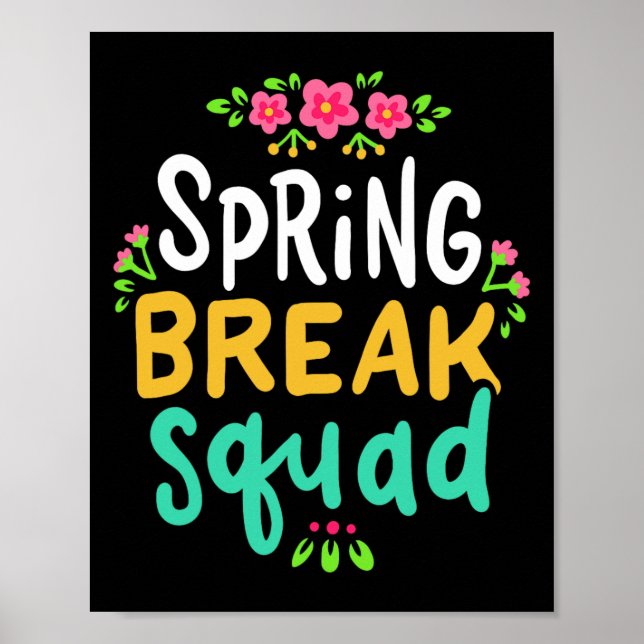 Vårbrytning Lärare Student Sommarlov Helgdag Poster (Framsidan)