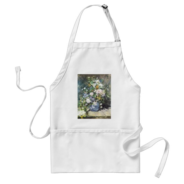 Vårbukett av Pierre Renoir, Återgivna blommor Förkläde (Framsidan)