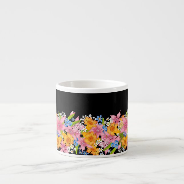 Vårbukett Espressomugg (Framsidan)