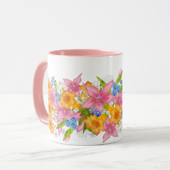 Vårbukett Mugg (Framsida vänster)