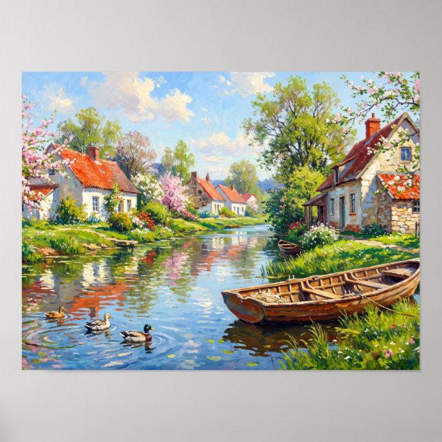 Vårby Ström Målning Poster (Framsidan)