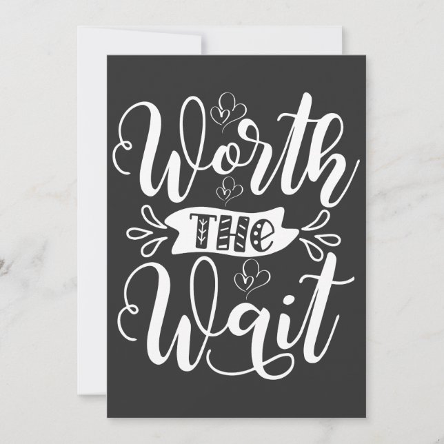 Värd att vänta, Rainbow Baby meddelande (Framsida)