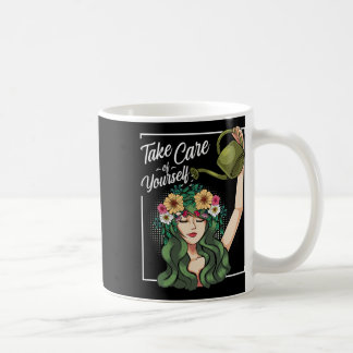 Vård av din självpositiva Mentala från kärlek. Kaffemugg