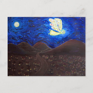 Vård av Soul Angel Art Painting-vykort Vykort