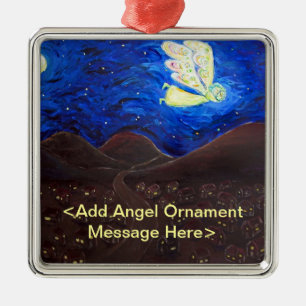 Vård av Soul Angel Helgdag Gift Ornaments Julgransprydnad Metall
