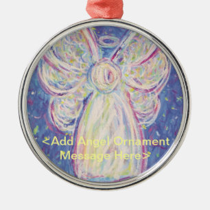 Vård av Soul Angel Helgdag Gift Ornaments Julgransprydnad Metall