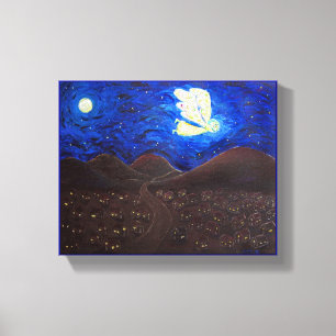 Vård av Soul Angel Painting Canvas (8 x 10 tum)