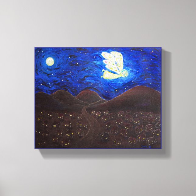 Vård av Soul Angel Painting Canvas (8 x 10 tum) (Framsida)