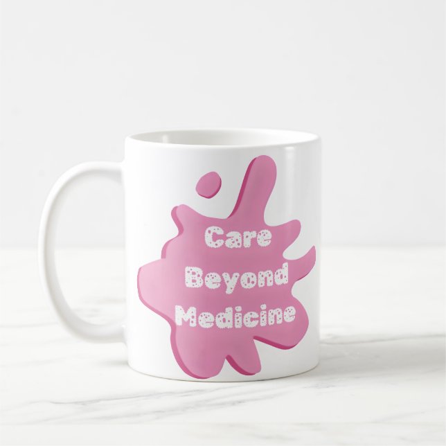 Vård bortom medicin omvårdnad & hälsovård kaffe kaffemugg (Vänster)