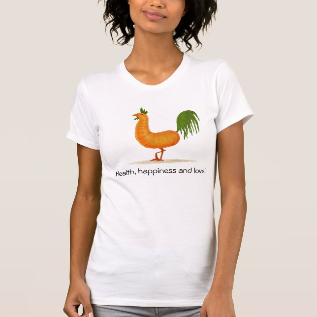 Vård-, lycka och kärlek! tee shirt (Framsida)