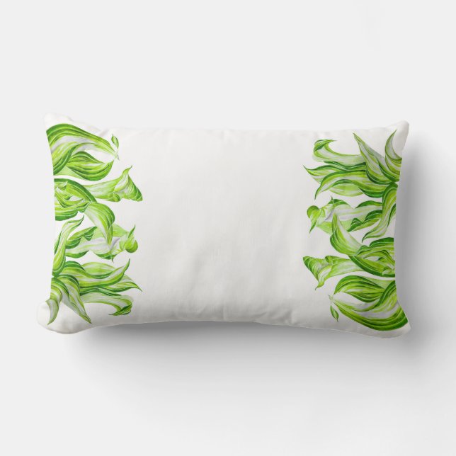 "Värd med Mosta" på en Lumbar Pillow Lumbarkudde (Framsida)