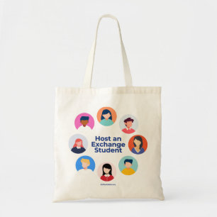 Värd och Exchange Student Tote Bag Tygkasse