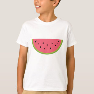 Vård- röd halva för vattenmelonvattenmelonfrukt t shirt