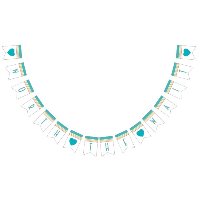 Värd väntan, nyfödd bebis, adoptionpartybaner vimplar (Alla)