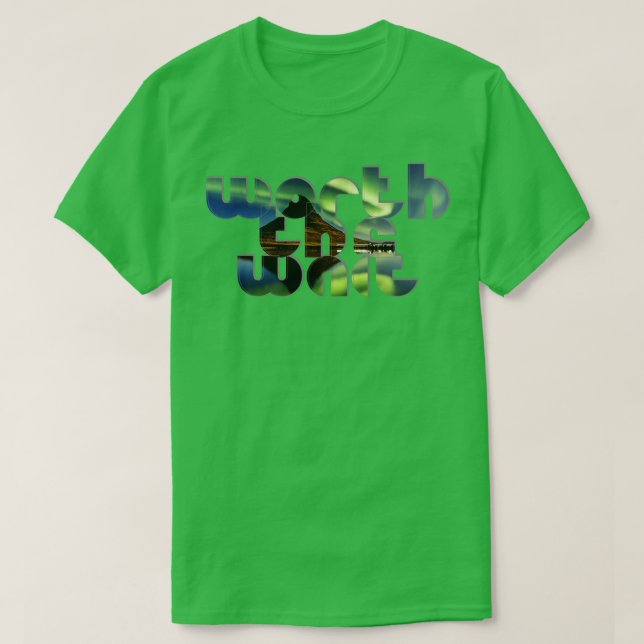 Värd väntetiden t shirt (Design framsida)